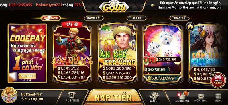 Go88: Game bài đổi thưởng uy tín, nạp rút siêu nhanh 3 Một số trò chơi được người chơi ưa chuộng tại Go88
