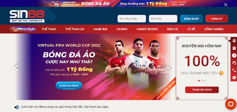 Sin88: Nhà cái uy tín đẳng cấp đến từ đảo quốc Singapore 3 Điểm qua các sản phẩm game có mặt tại hệ thống của Sin88