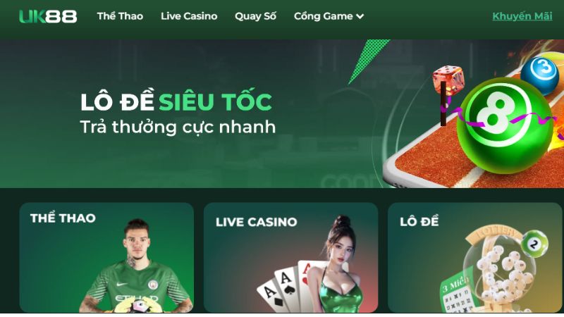 UK88: Siêu nhà cái cá cược thể thao hàng đầu VN 2 Đặc điểm mà sân chơi thu hút game thủ tham gia